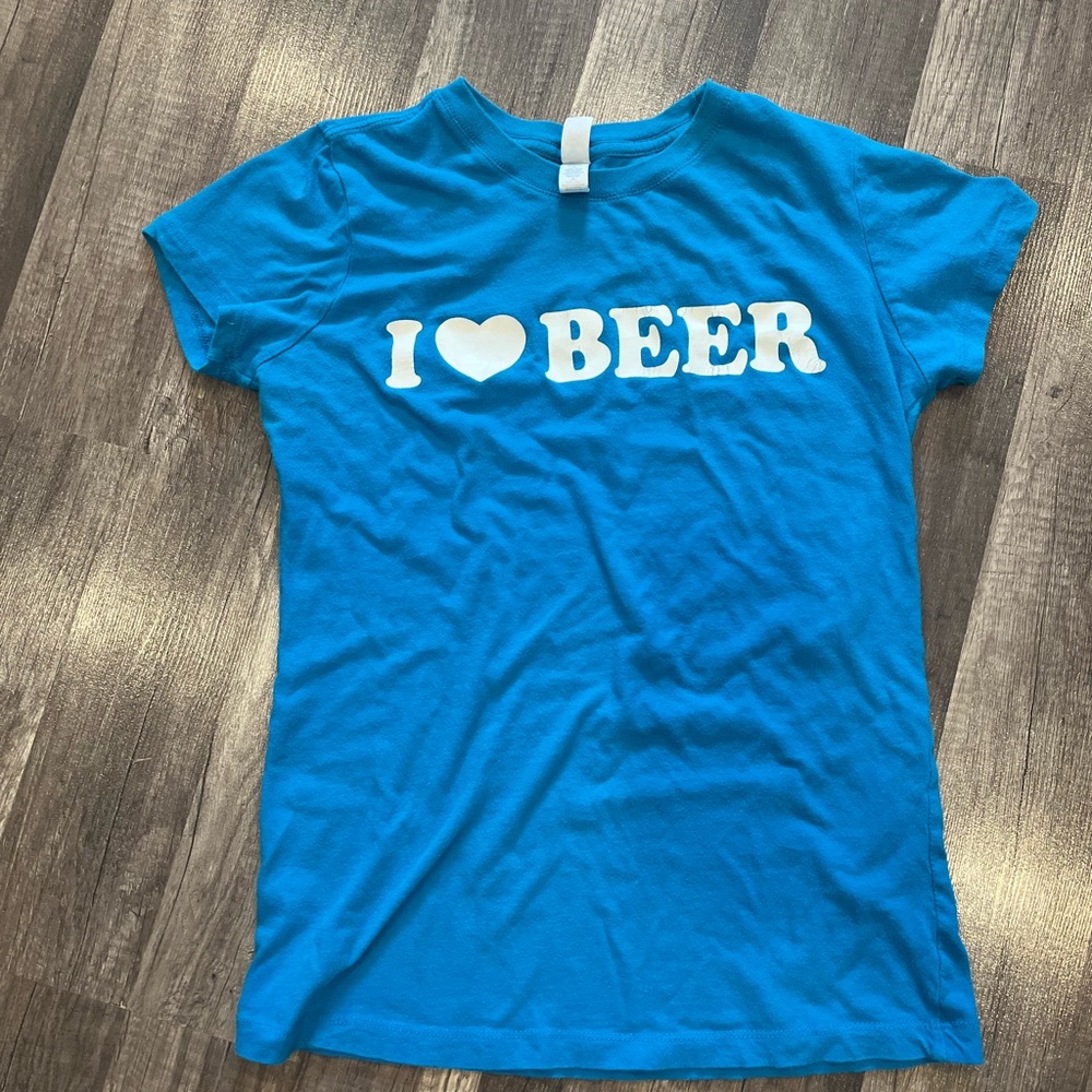 I Love Beer t-shirt size medium